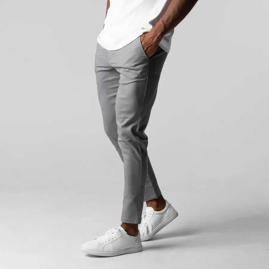 Boje | Getailleerde stretch chino broek