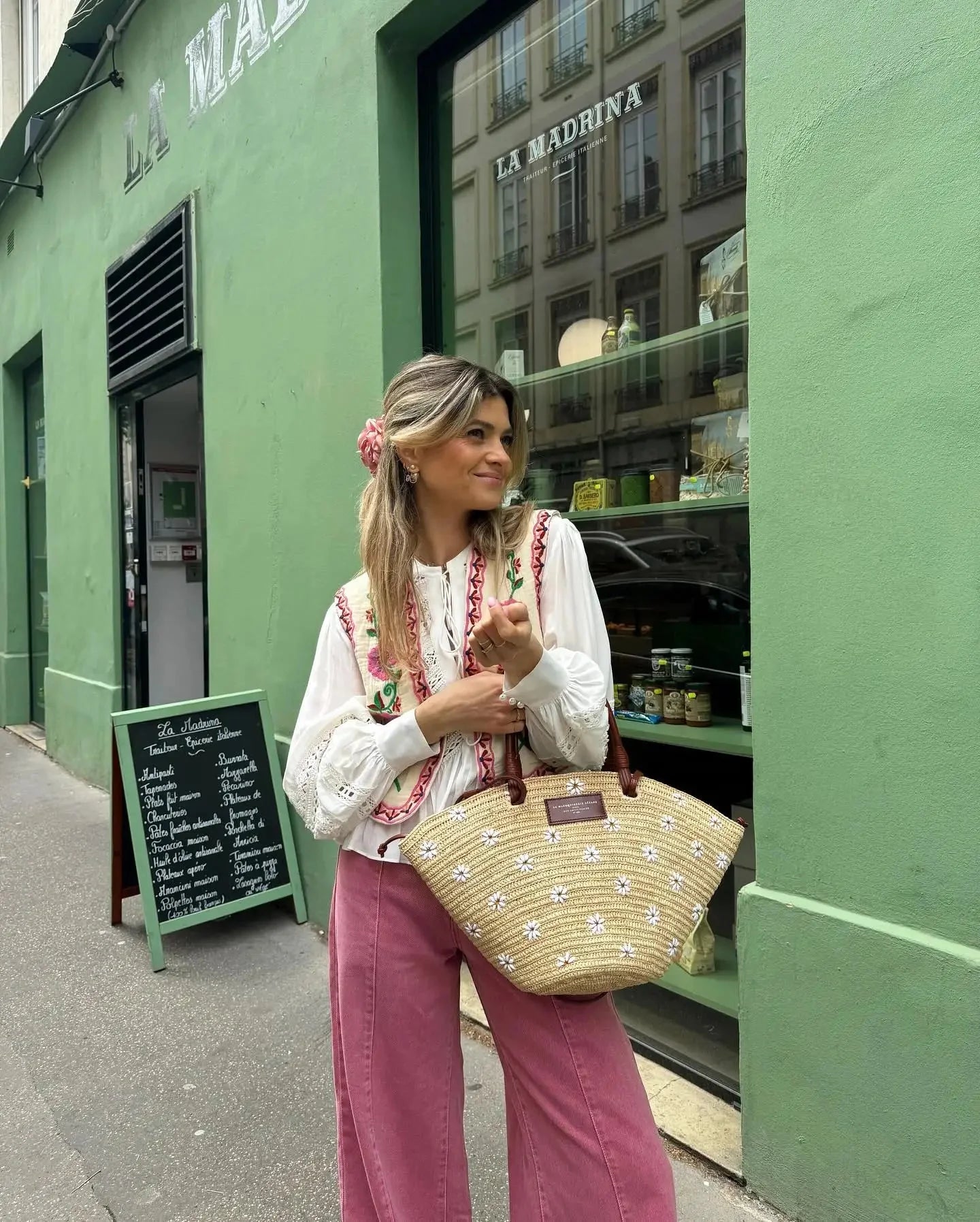 Emvée | Lichtgewicht zomervest met bloemenprint