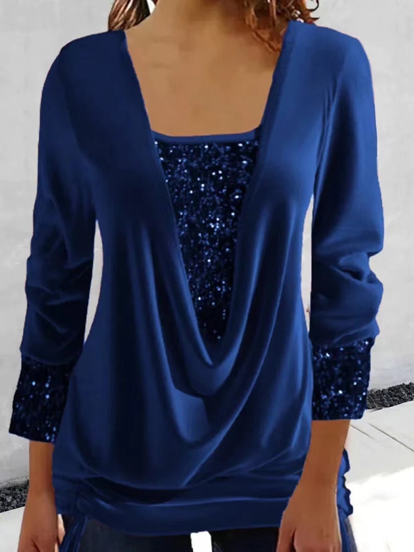 Claire | Glamoureuze glitterblouse