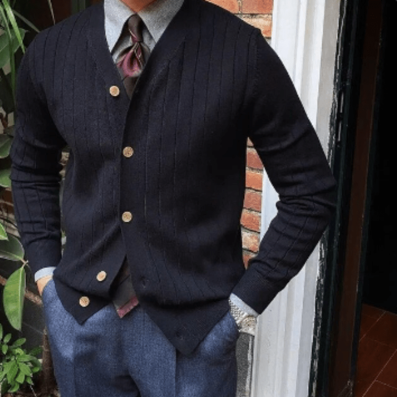 Kester | Klassiek vest met knoopjes