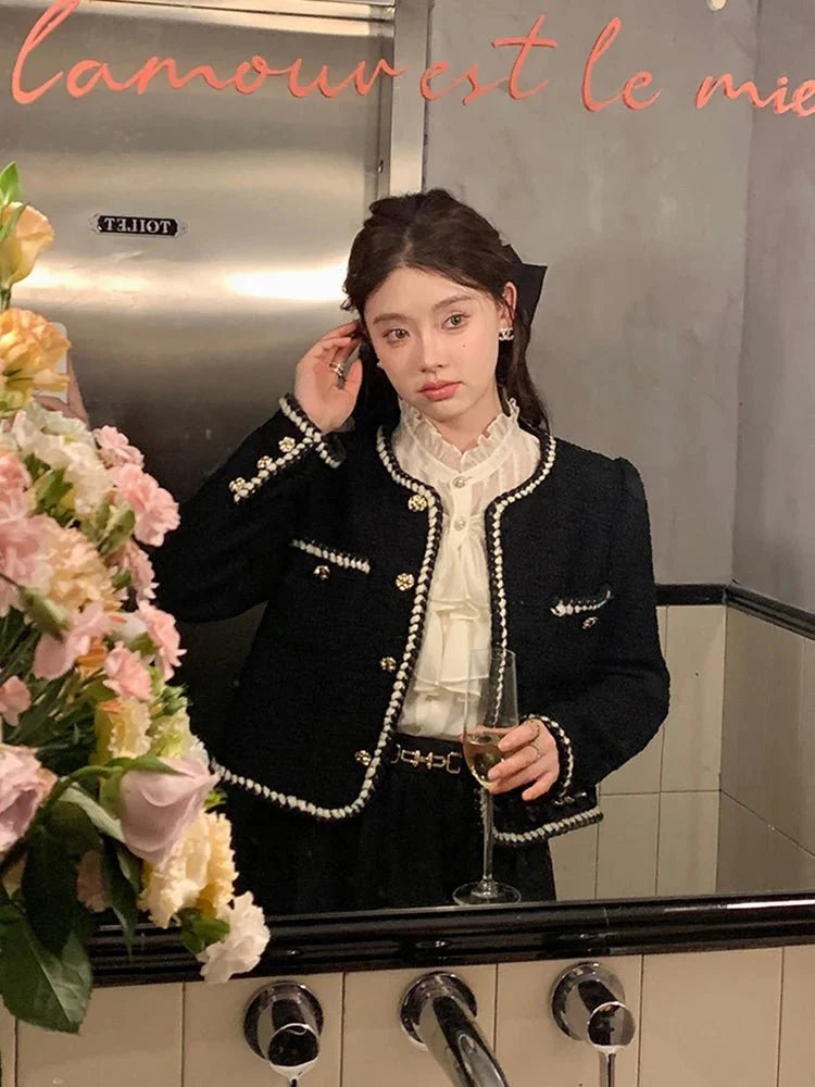 Virelda | Vintage-geïnspireerde tweedblazer