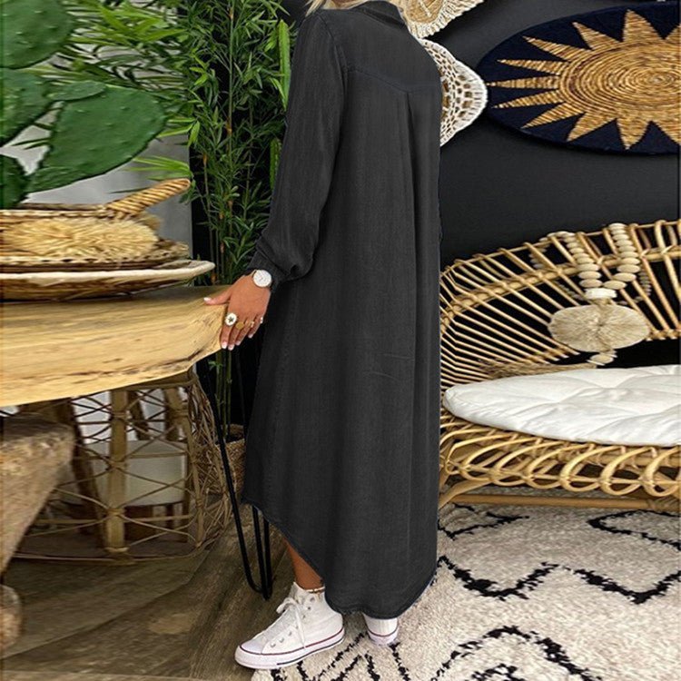 Fay | Luchtige casual jurk met lange mouwen