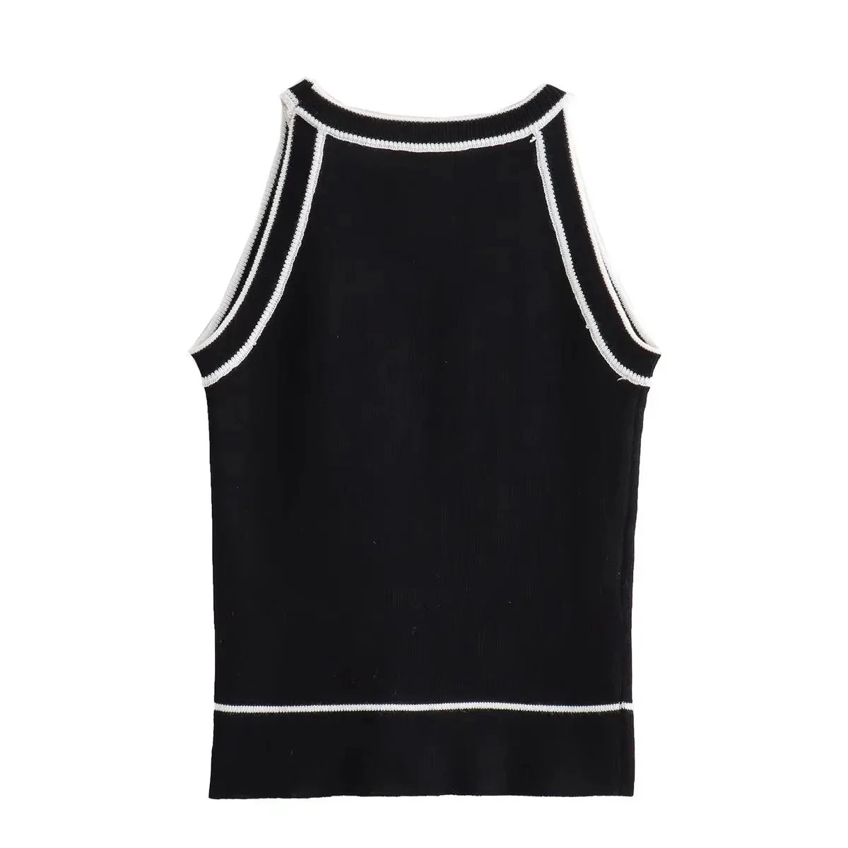Taleira | Elegant gevormd gebreid tanktopje