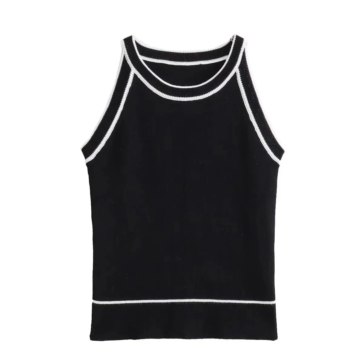 Taleira | Elegant gevormd gebreid tanktopje