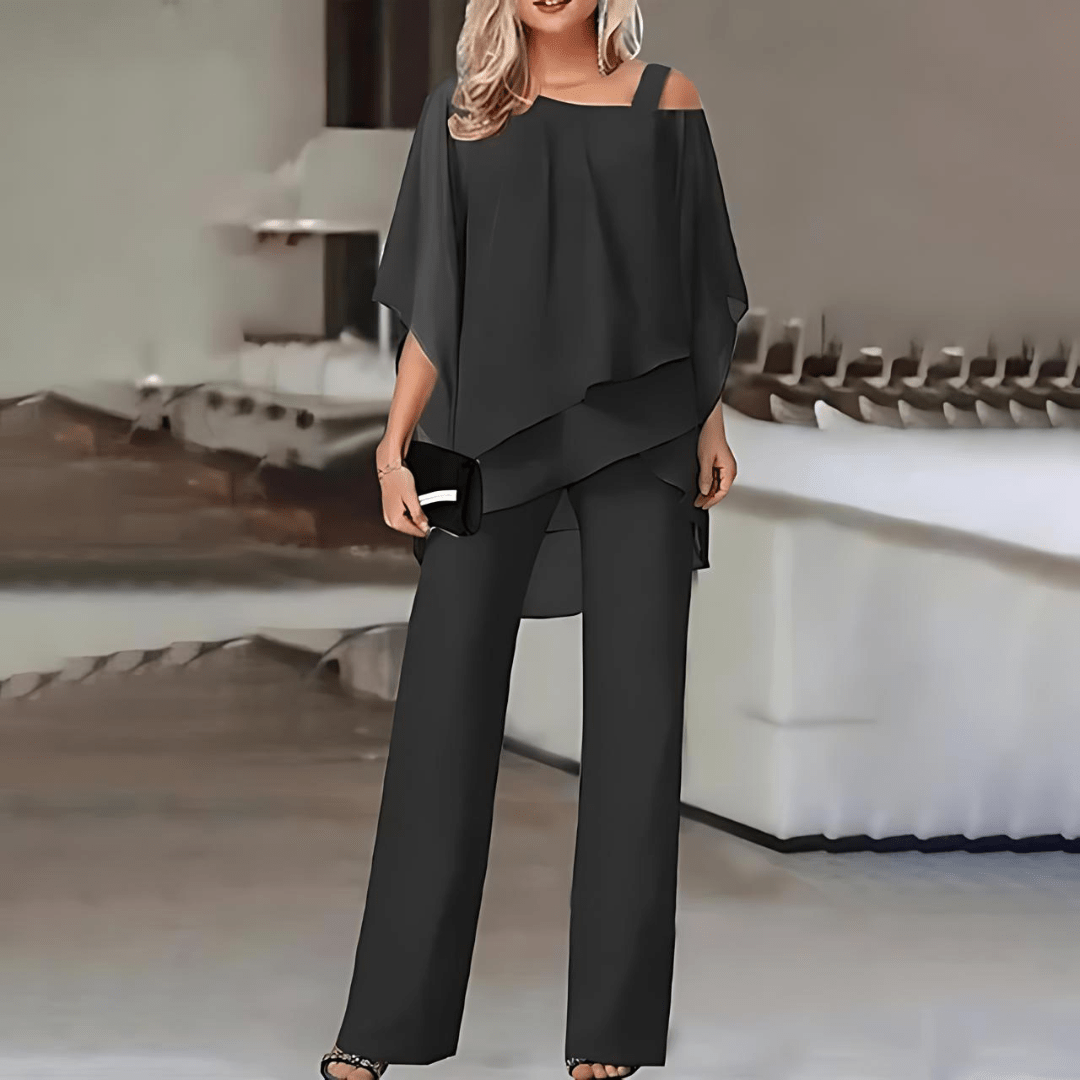 Elvire | Off-shoulder top en broekset