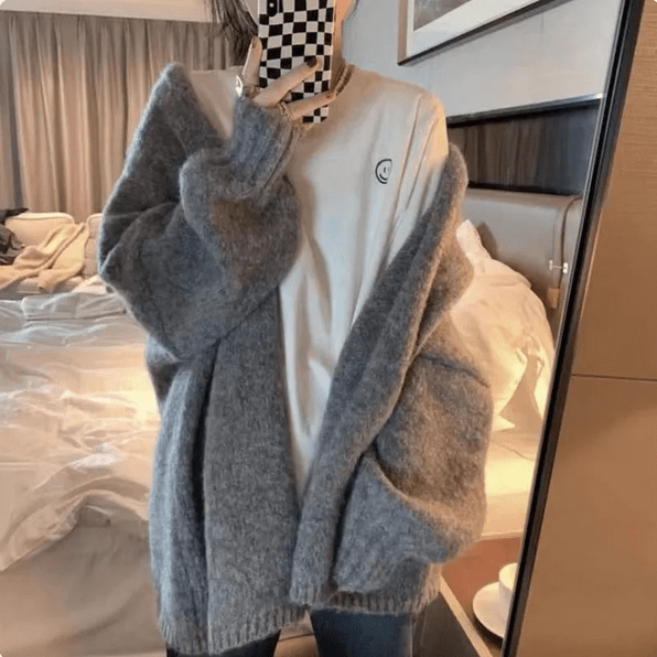 Eirlys | Slouchy gebreid vest