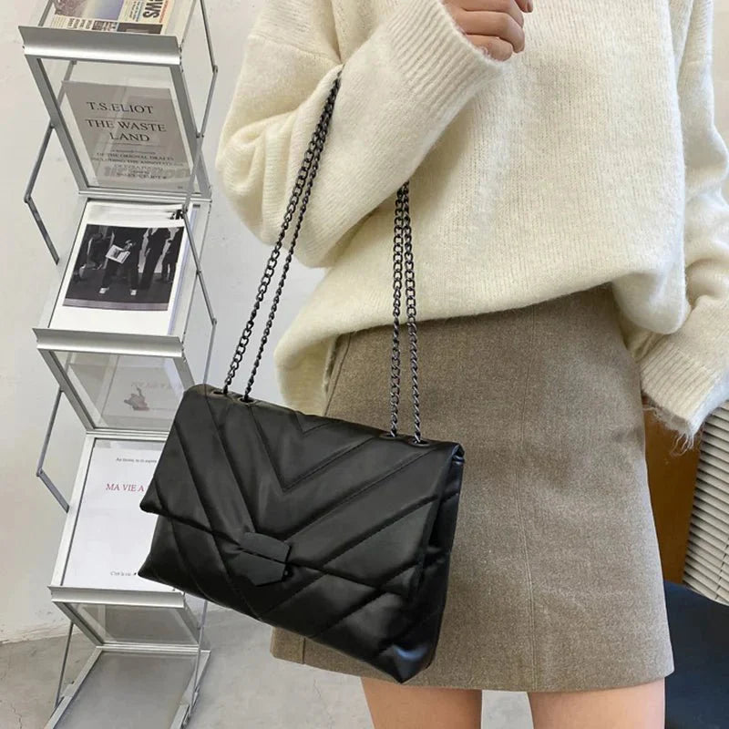 Sylvette | Moderne chique crossbodytas met kettingriem