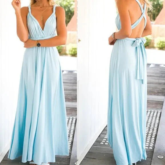 Claudissa | Maxi-jurk met wikkelstijl