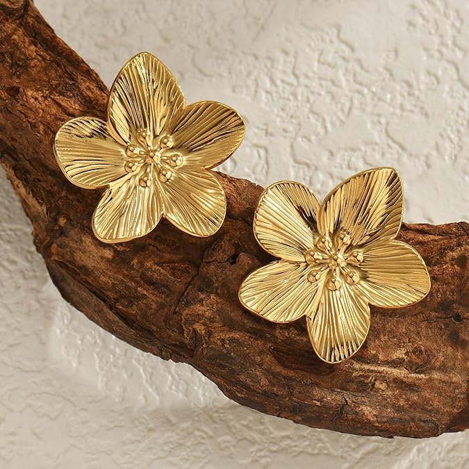 Xena | Elegante bloeiende hangende oorbellen