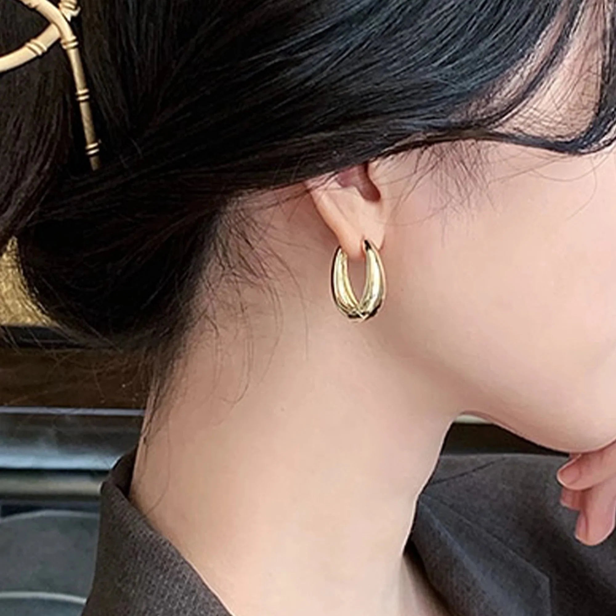 Juna | Stoere bliksemvormige oorringen