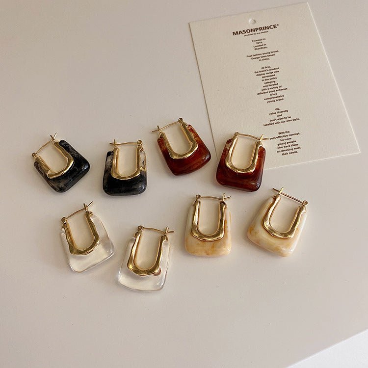 Elanisse | Stralende Citrien Boogvormige Oorbellen