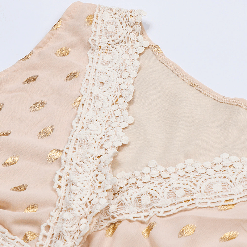 Noa | Boho-geïnspireerde kanten maxi-jurk