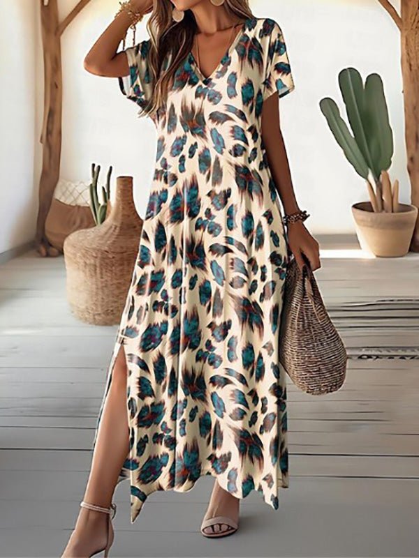 Lunara | Maxi-jurk met print en relaxte pasvorm