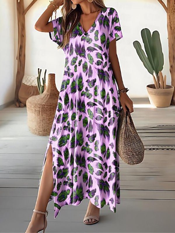 Lunara | Maxi-jurk met print en relaxte pasvorm