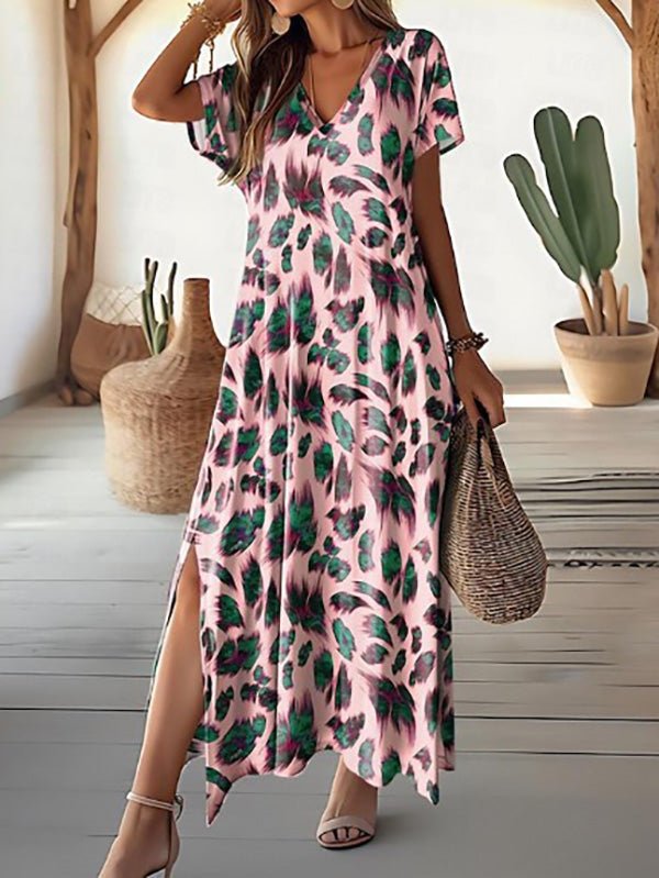 Lunara | Maxi-jurk met print en relaxte pasvorm