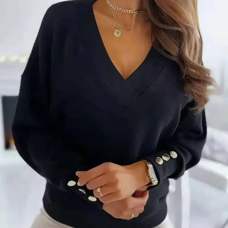 Petra | Klassieke V-hals trui