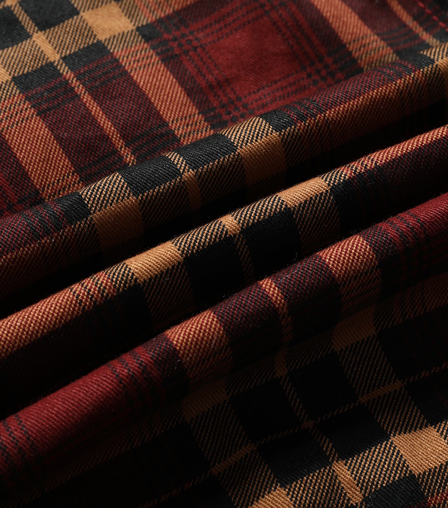 Morvenya | Geruite jas met pluche voering