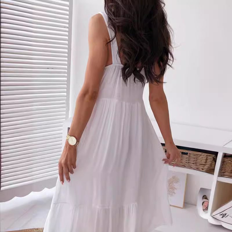 Veliane | Jurk met kanten details