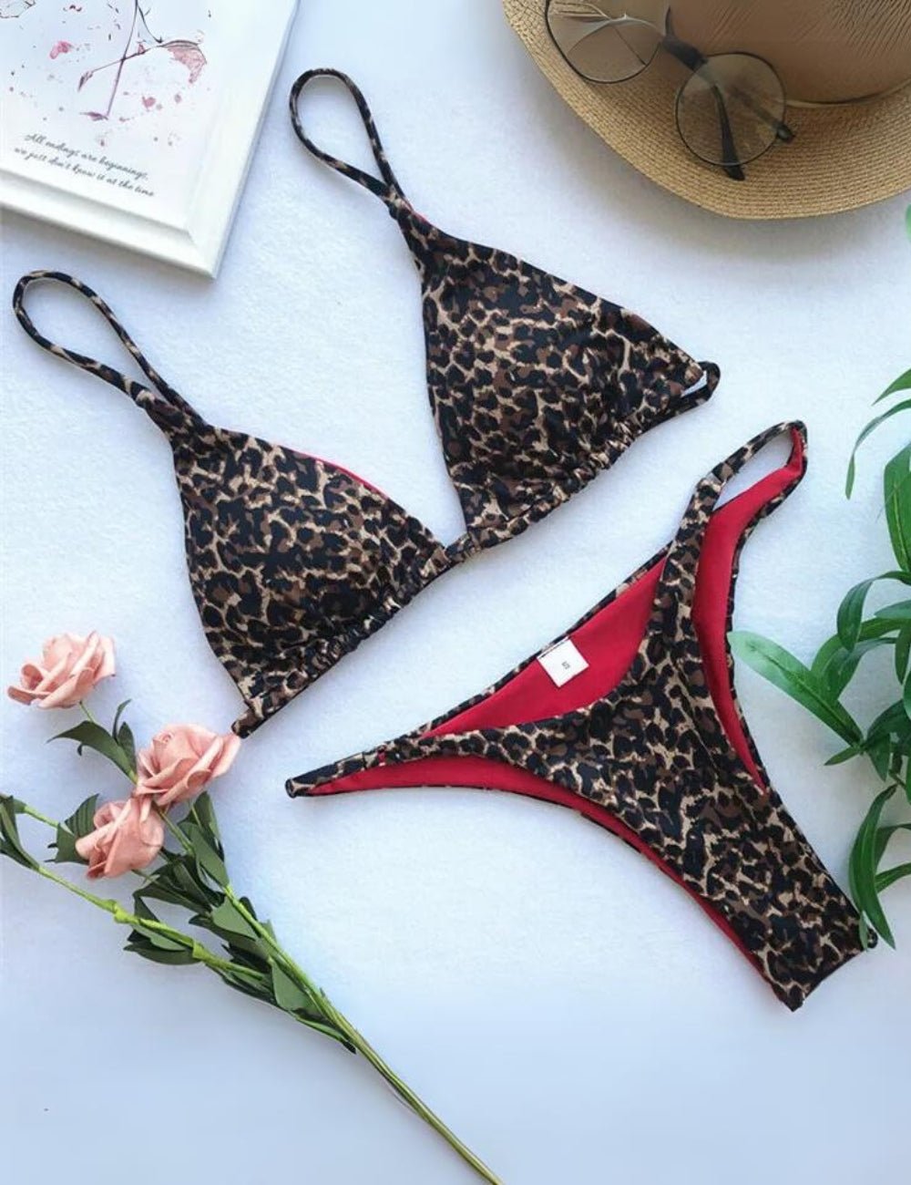 Gundria | Bikini set met luipaardprint