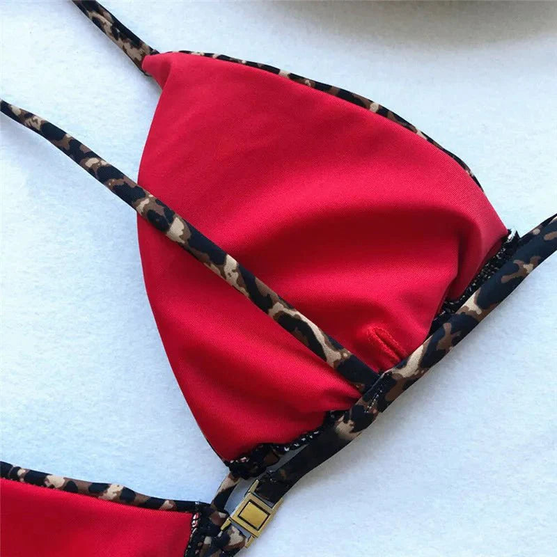 Gundria | Bikini set met luipaardprint