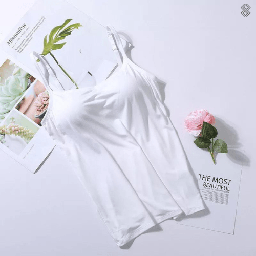 Tertia | Naadloze top met geïntegreerde bh