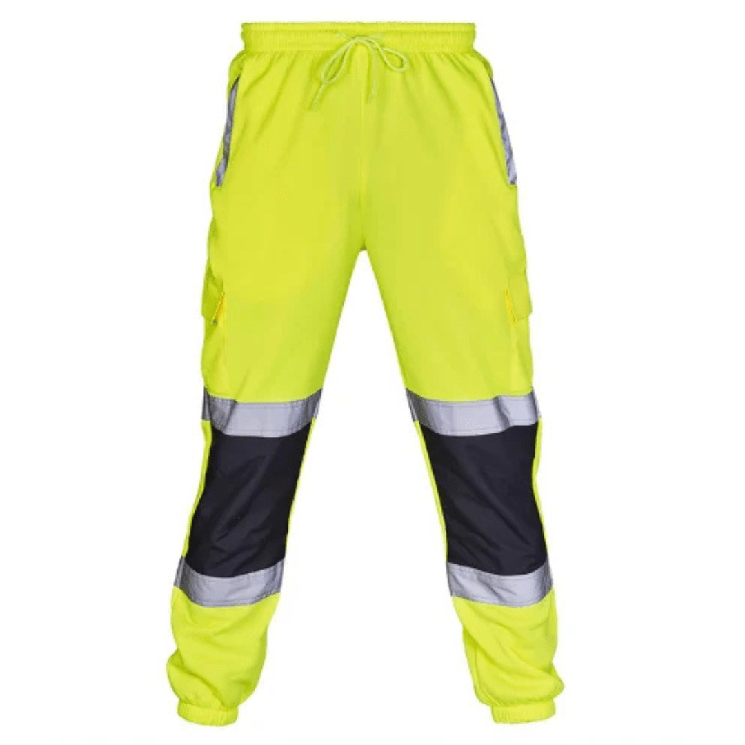 Stevige herenwerkbroek met reflecterende details 