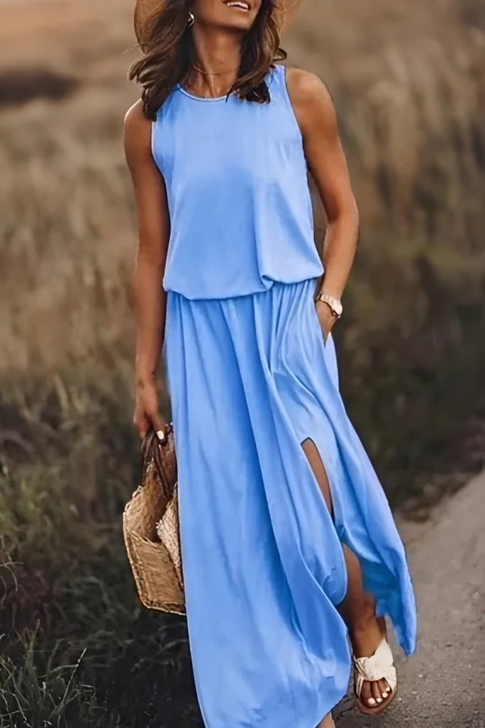 Thalea | Elegante maxi-jurk met split