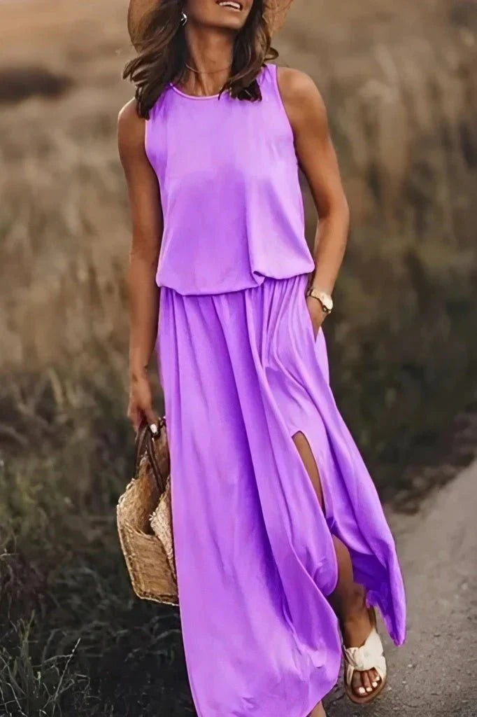 Thalea | Elegante maxi-jurk met split