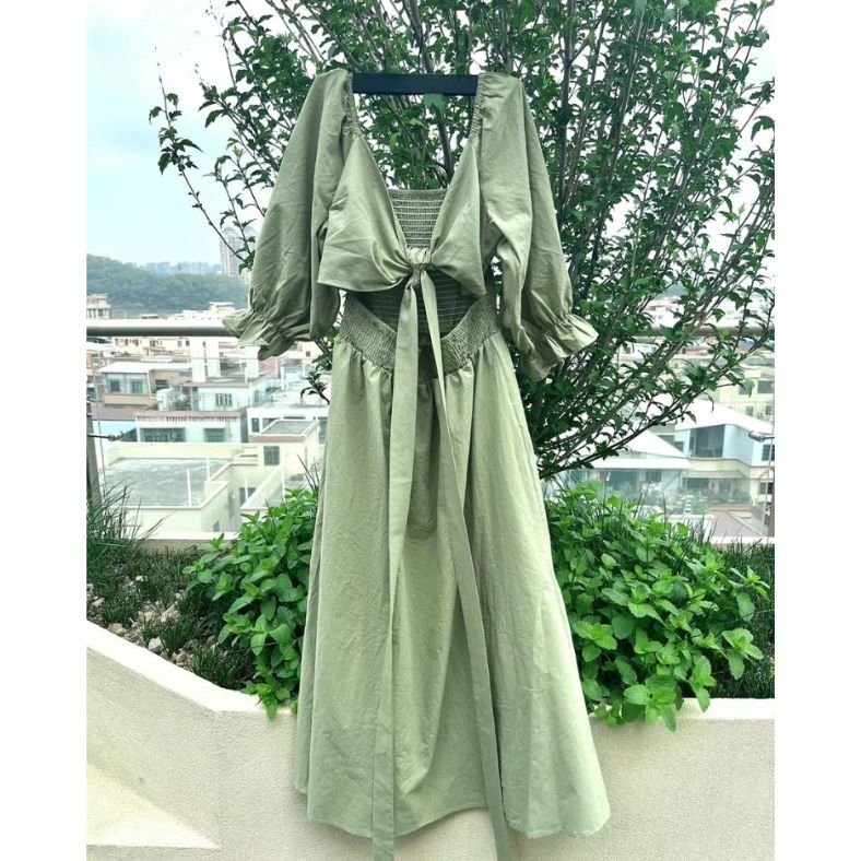 Trinity | Omkeerbare casual midi-jurk