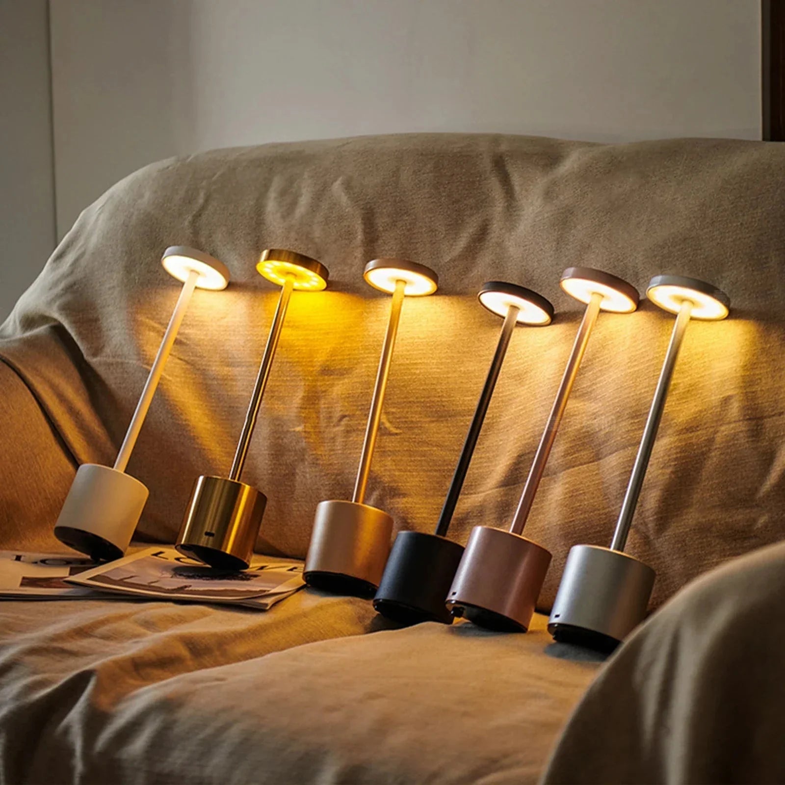Glintora | Stijlvolle moderne draadloze touchlamp