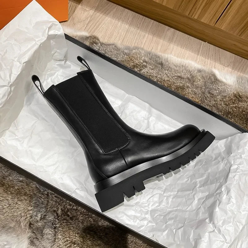 Zorynthia | Chelsea mid-boots met Eclipse-Tread profiel