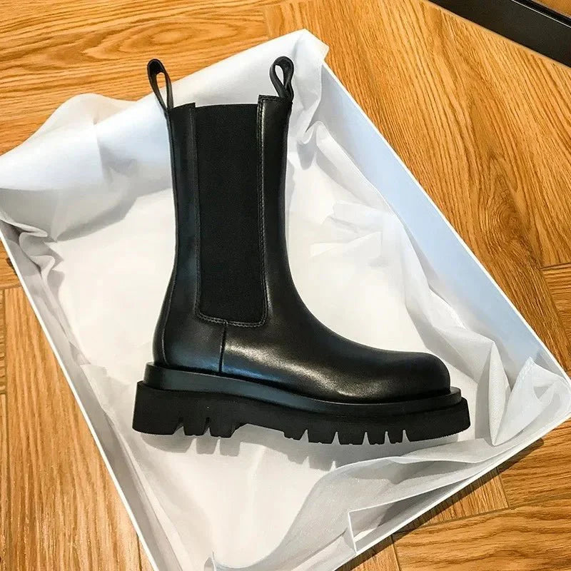 Zorynthia | Chelsea mid-boots met Eclipse-Tread profiel
