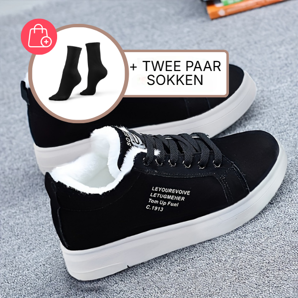 PLUSHPRINT - WARME DAMESSCHOENEN