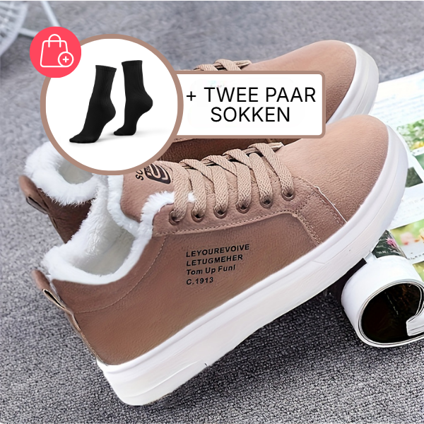 PLUSHPRINT - WARME DAMESSCHOENEN